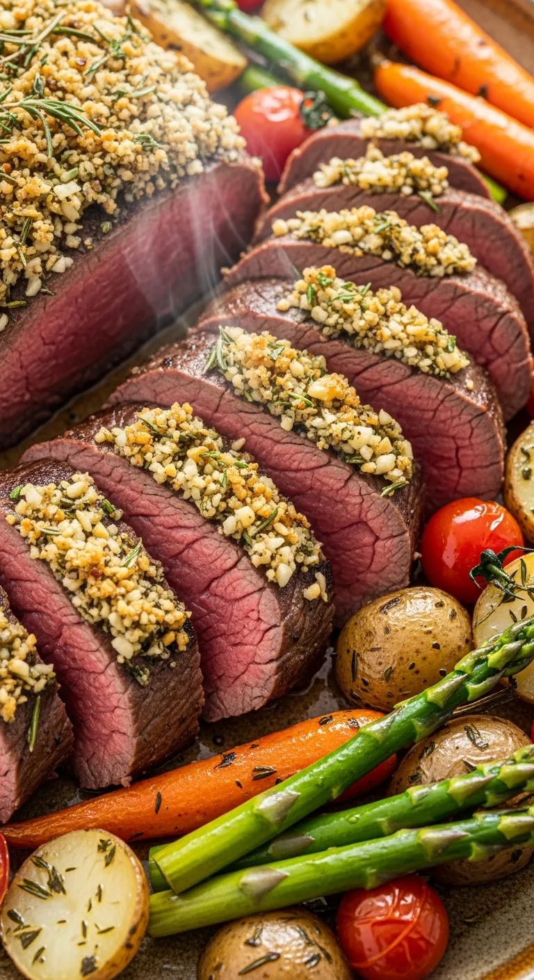 slides-downloader Beef Tenderloin with Herb Crust