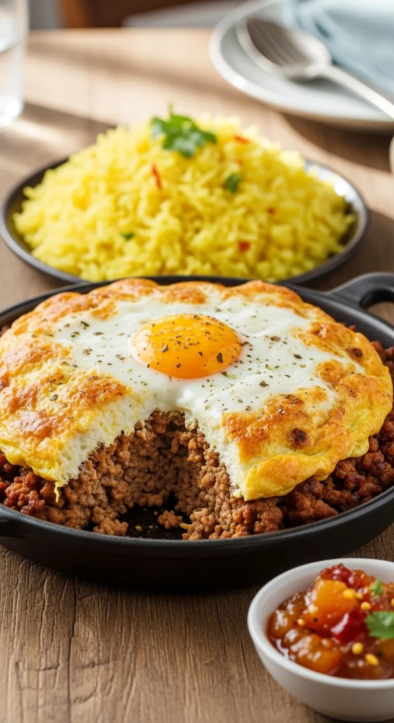 Bobotie (Curried Minced Meat Bake)