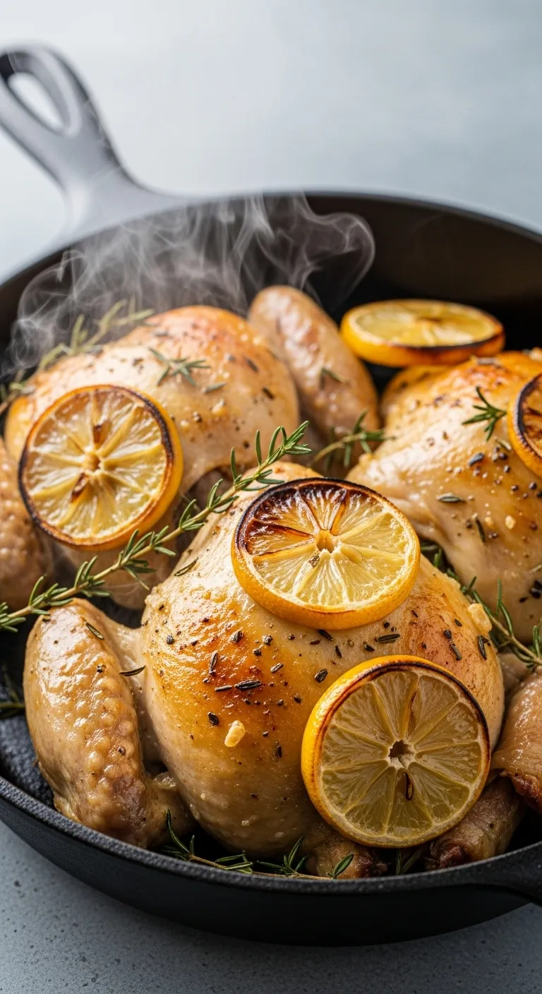 Cast Iron Lemon Herb Chicken
