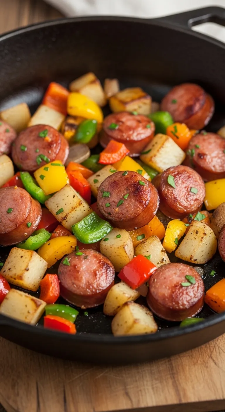 Cast Iron Sausage and Potato Skillet