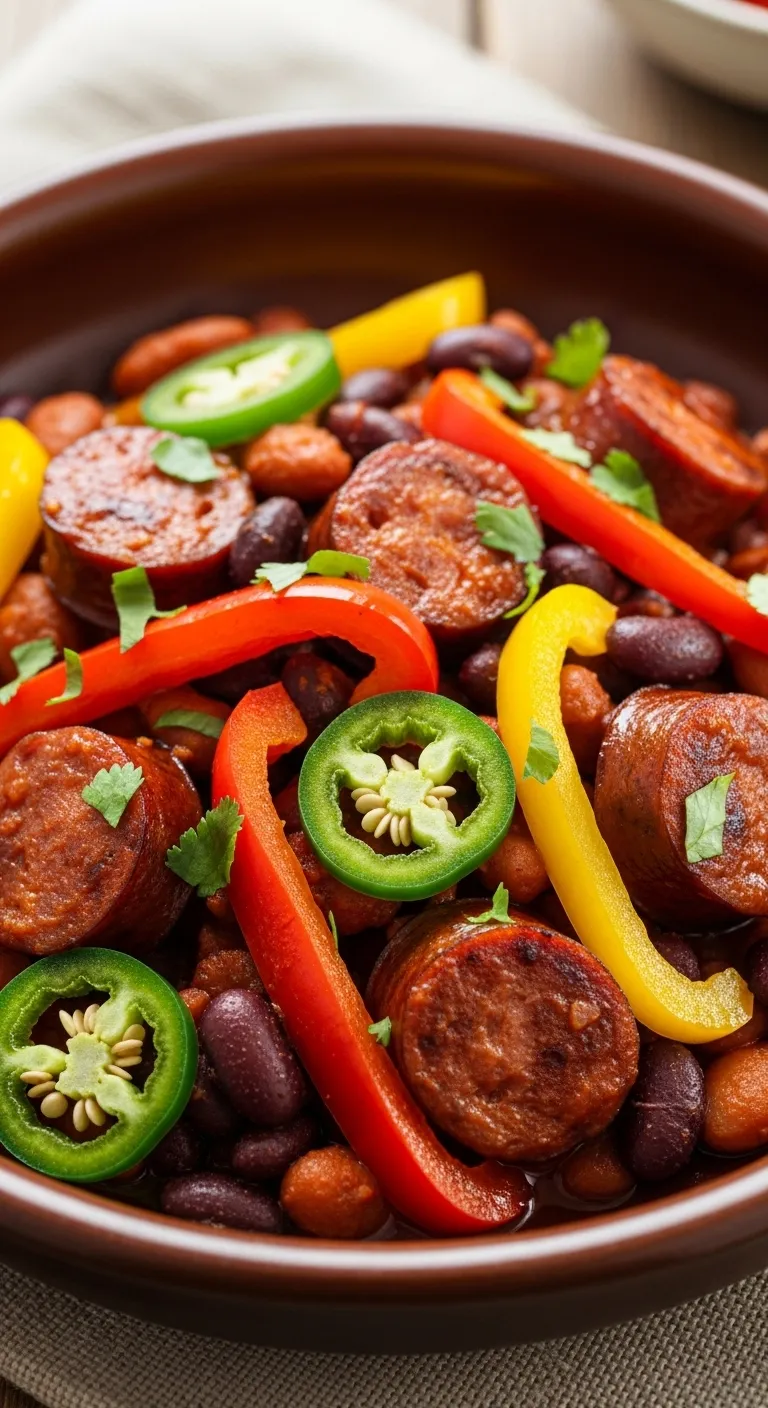 Chakalaka with Sausages