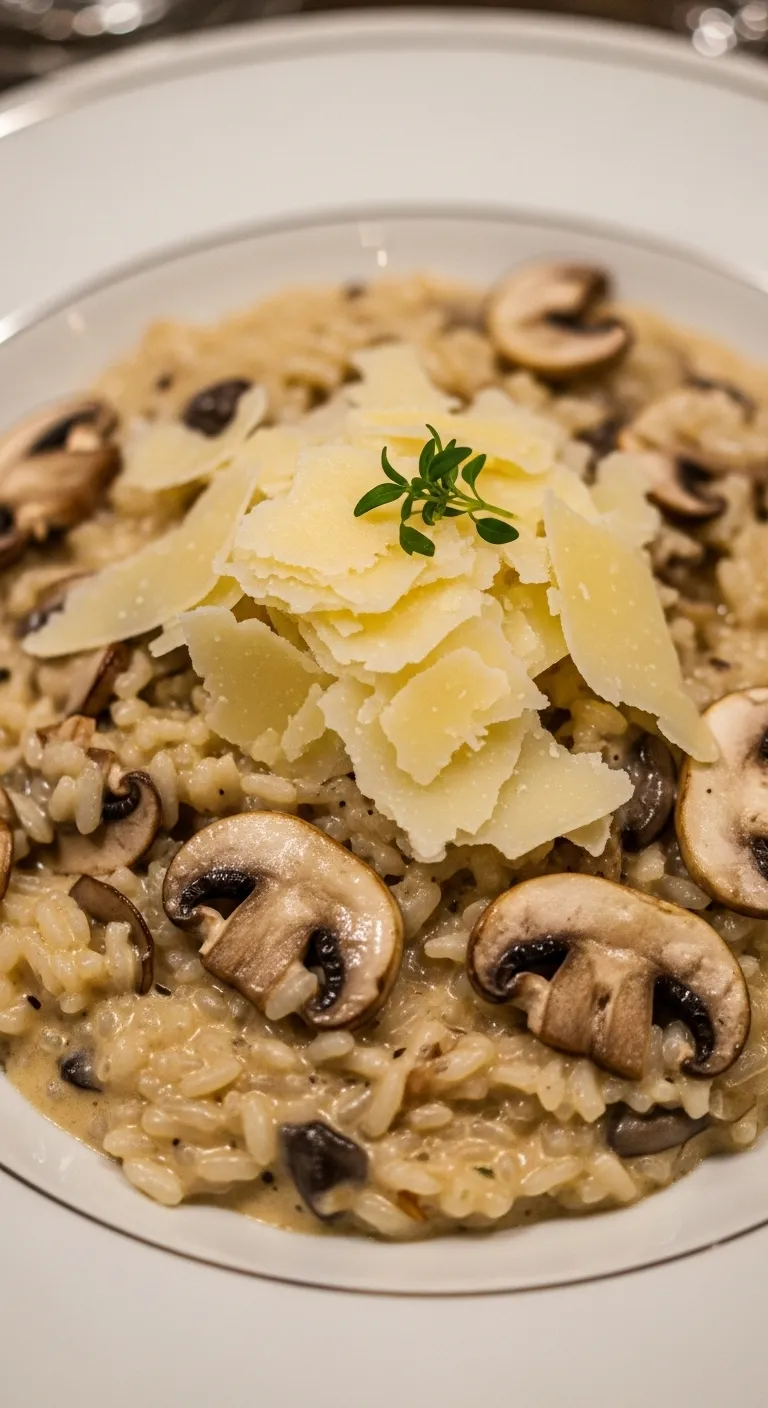 Creamy Mushroom Risotto

