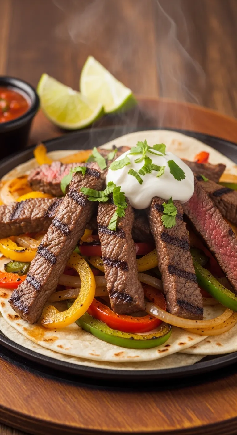 Flank Steak Fajitas