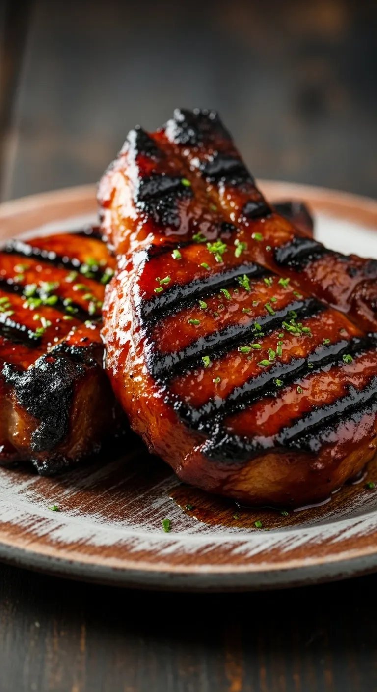 slides-downloader Grilled BBQ Pork Chops