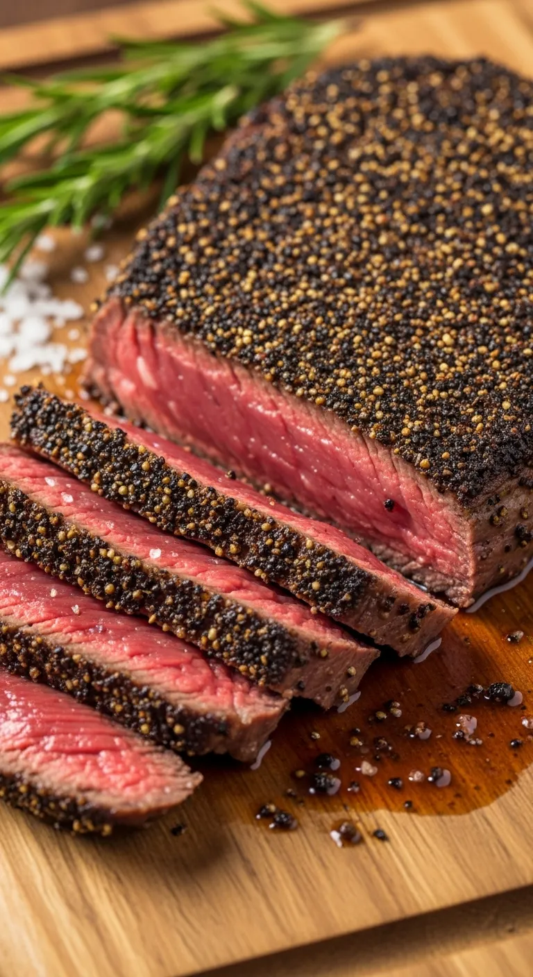Peppercorn Sirloin Steak