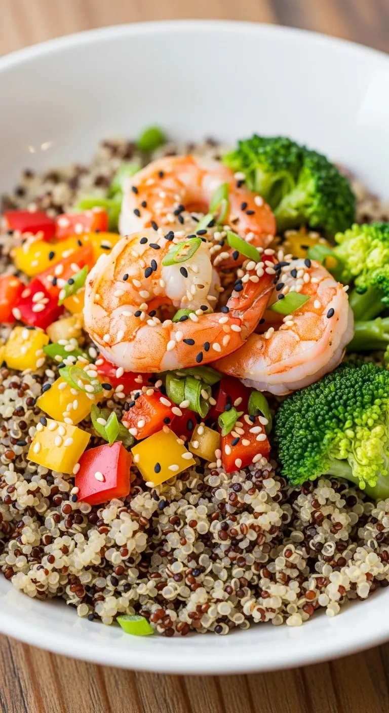 Shrimp and Quinoa Stir-Fry