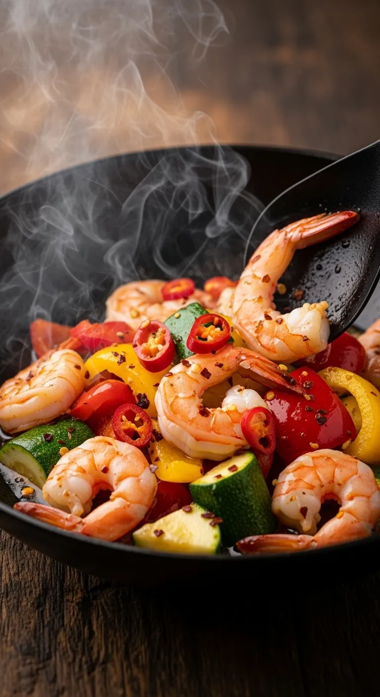  Shrimp and Vegetable Wok Stir Fry