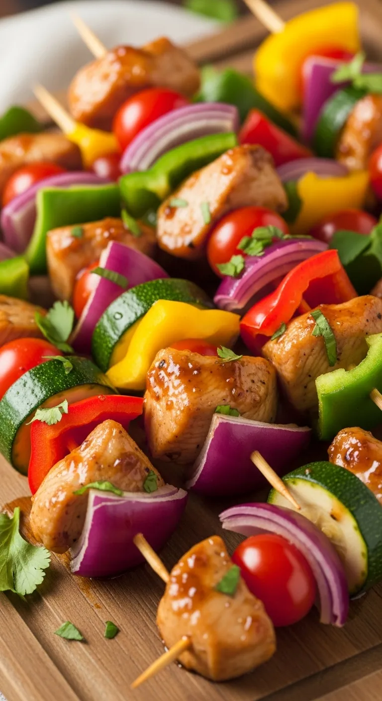 slides-downloader Teriyaki Chicken Skewers