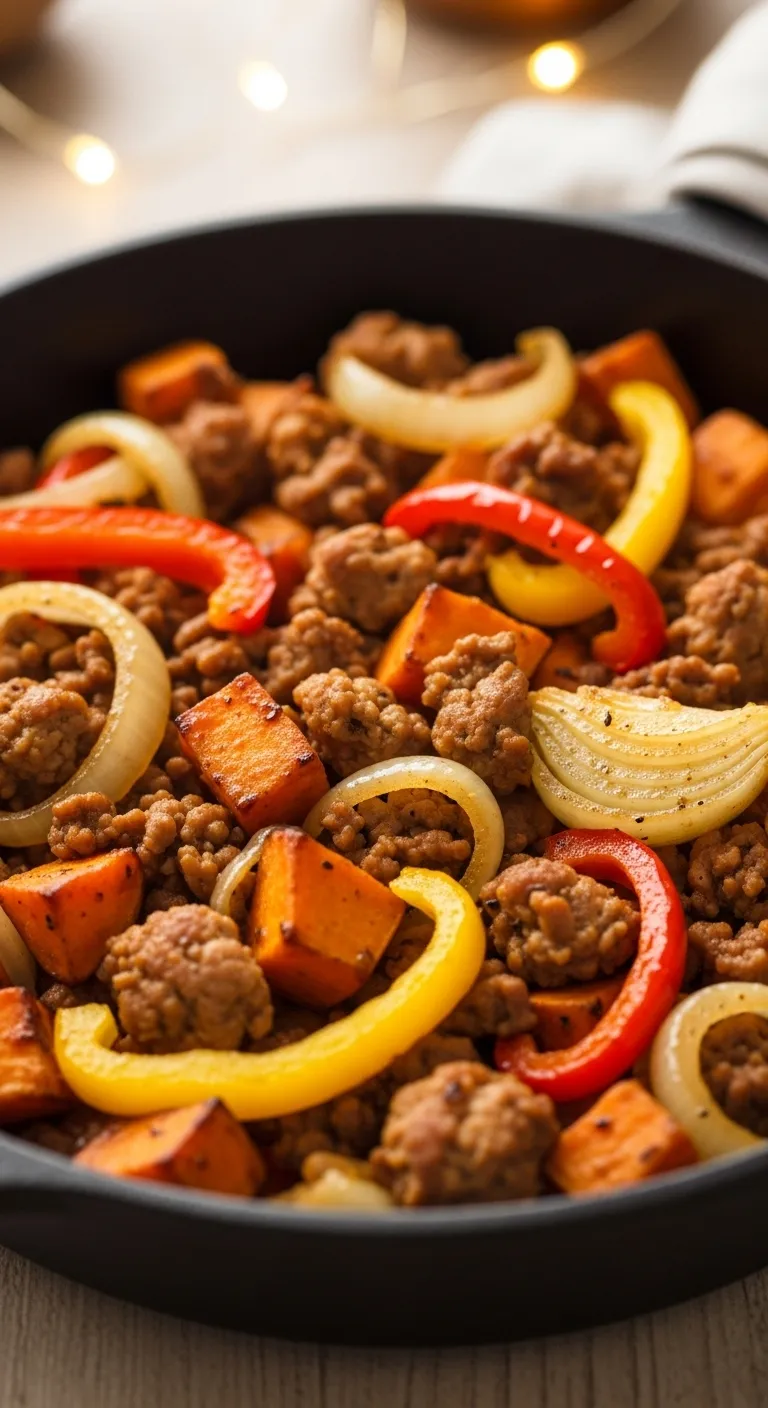 slides-downloader Turkey and Sweet Potato Skillet