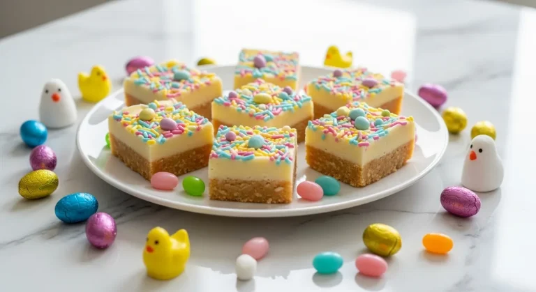 3 Ingredient Easter Fudge Bars
