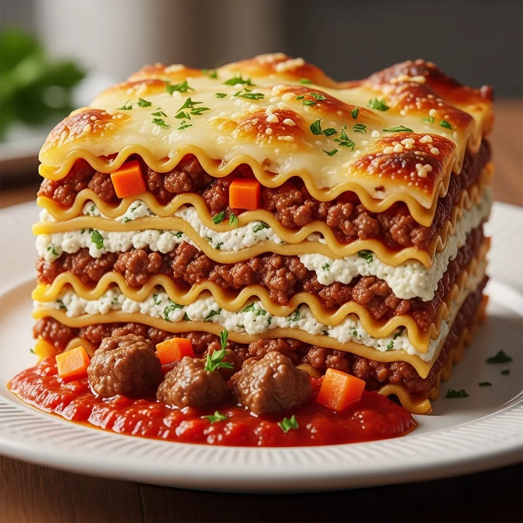 slides-downloader Beef and Cheese Lasagna