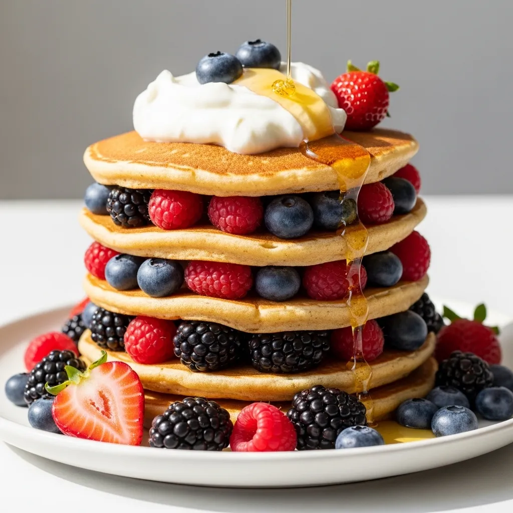Berry Protein Pancakes