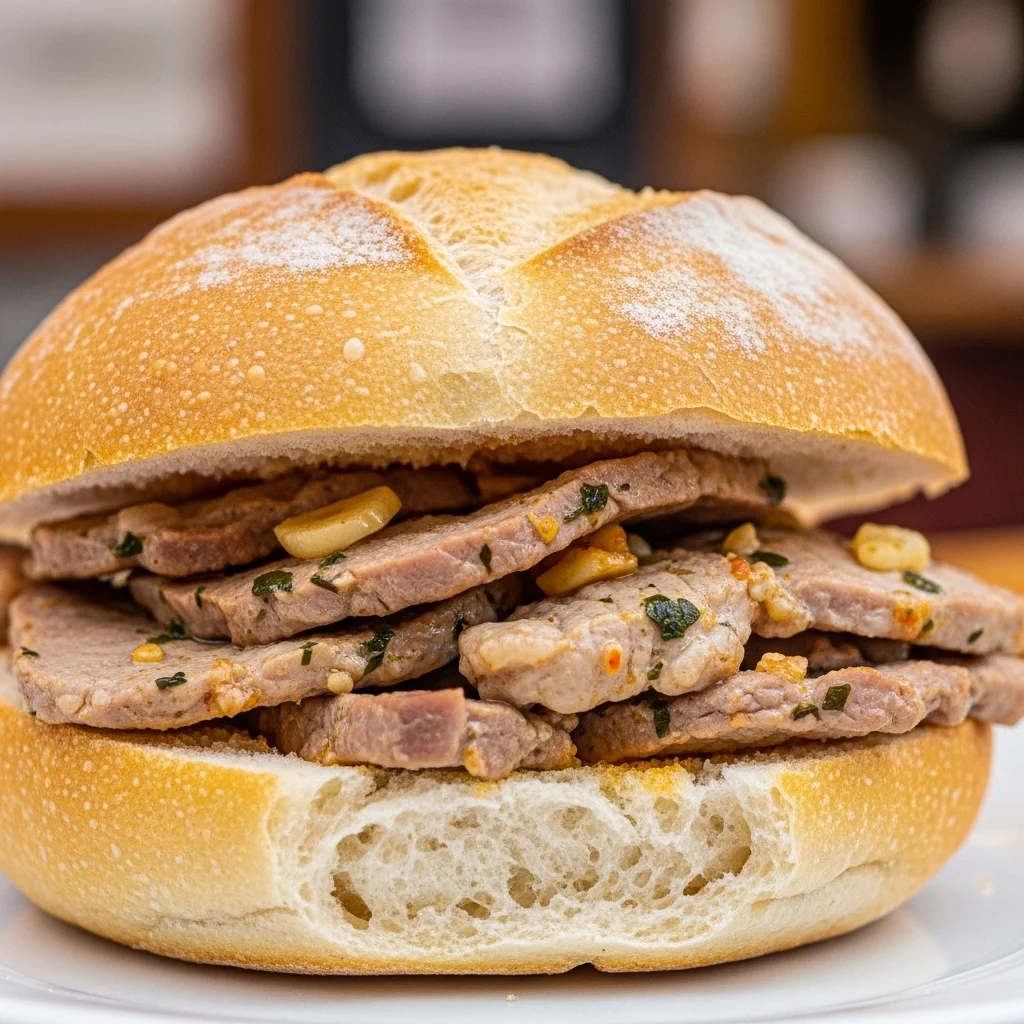 Bifana (Portuguese Pork Sandwich)