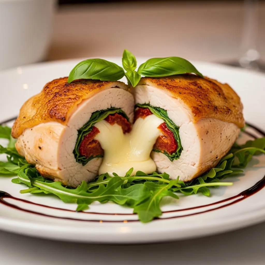 Caprese Stuffed Chicken Breasts