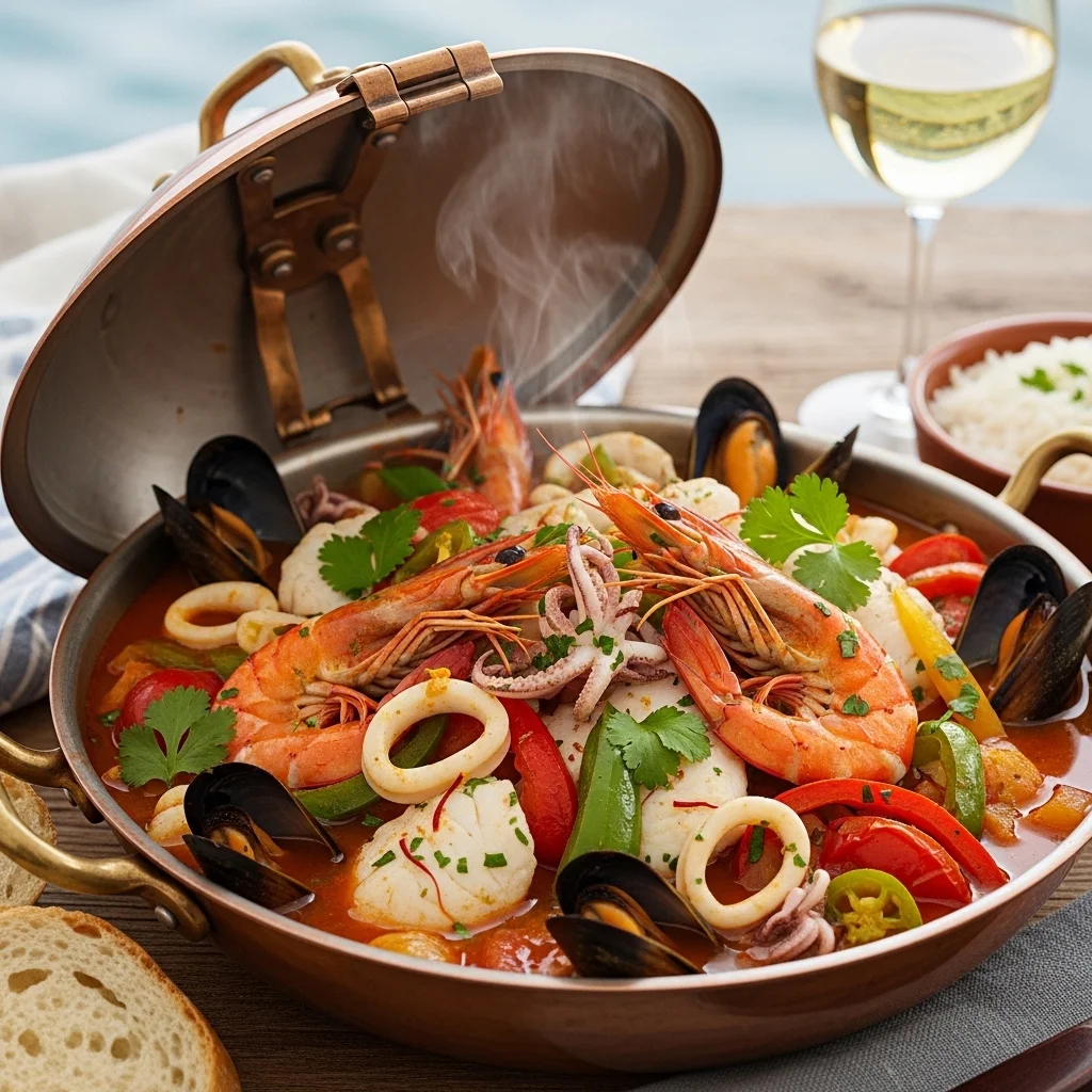 Cataplana de Marisco (Seafood Stew)