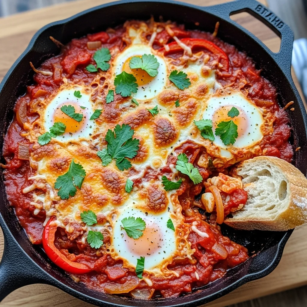 slides-downloader Cheesy Baked Shakshuka