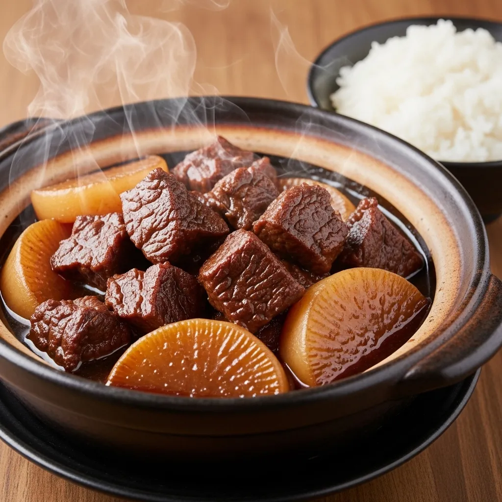 slides-downloader Chinese Braised Beef and Daikon (紅燒牛肉蘿蔔)