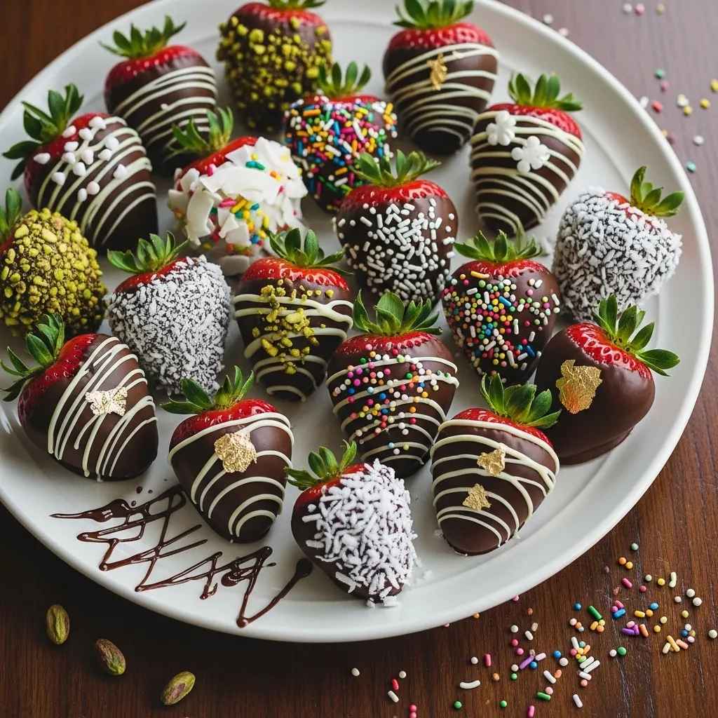 Chocolate-Dipped Strawberries

