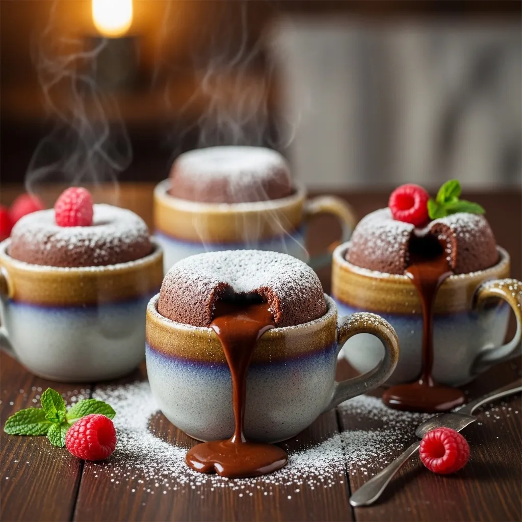 slides-downloader Chocolate Lava Mug Cakes