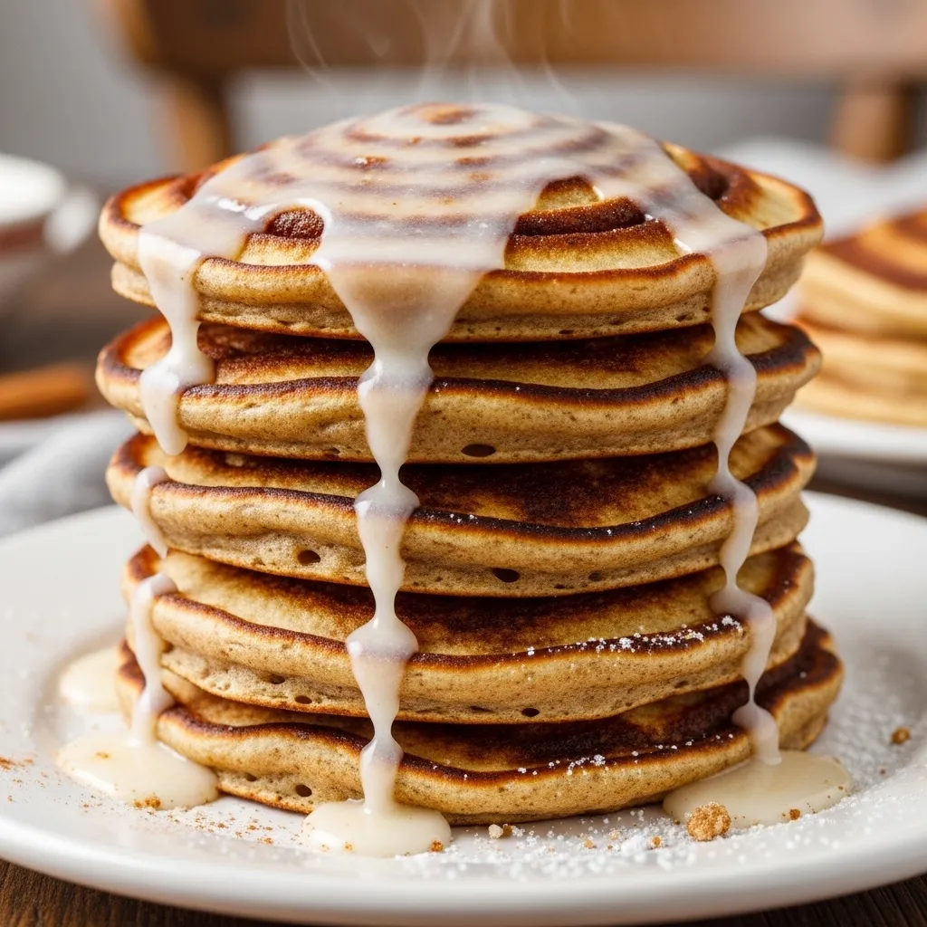 Cinnamon Roll Pancakes