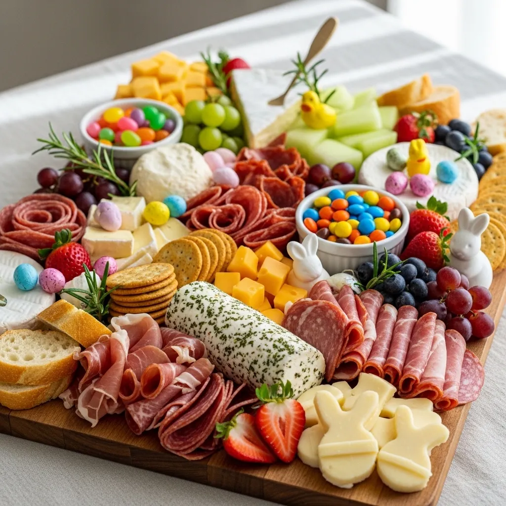 Classic Easter Charcuterie Board