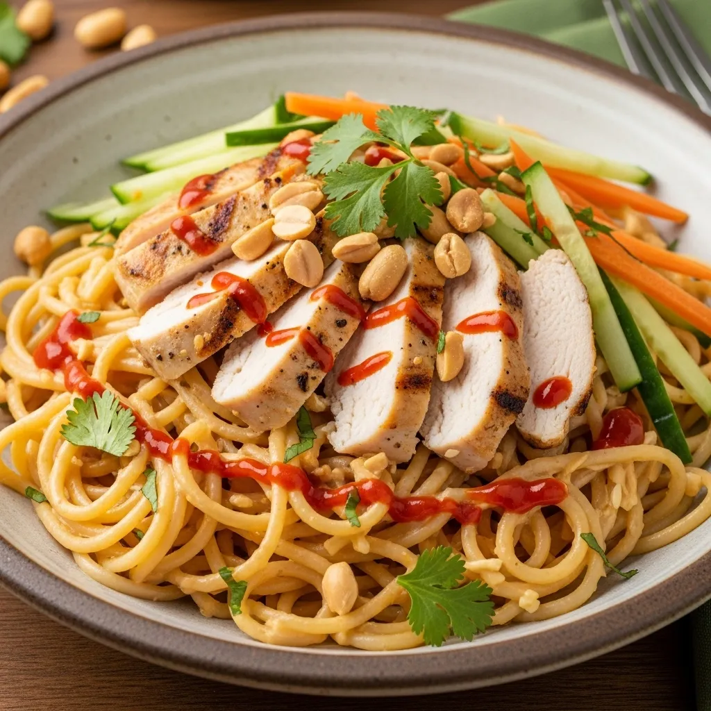 slides-downloader Cold Peanut Noodles with Chicken