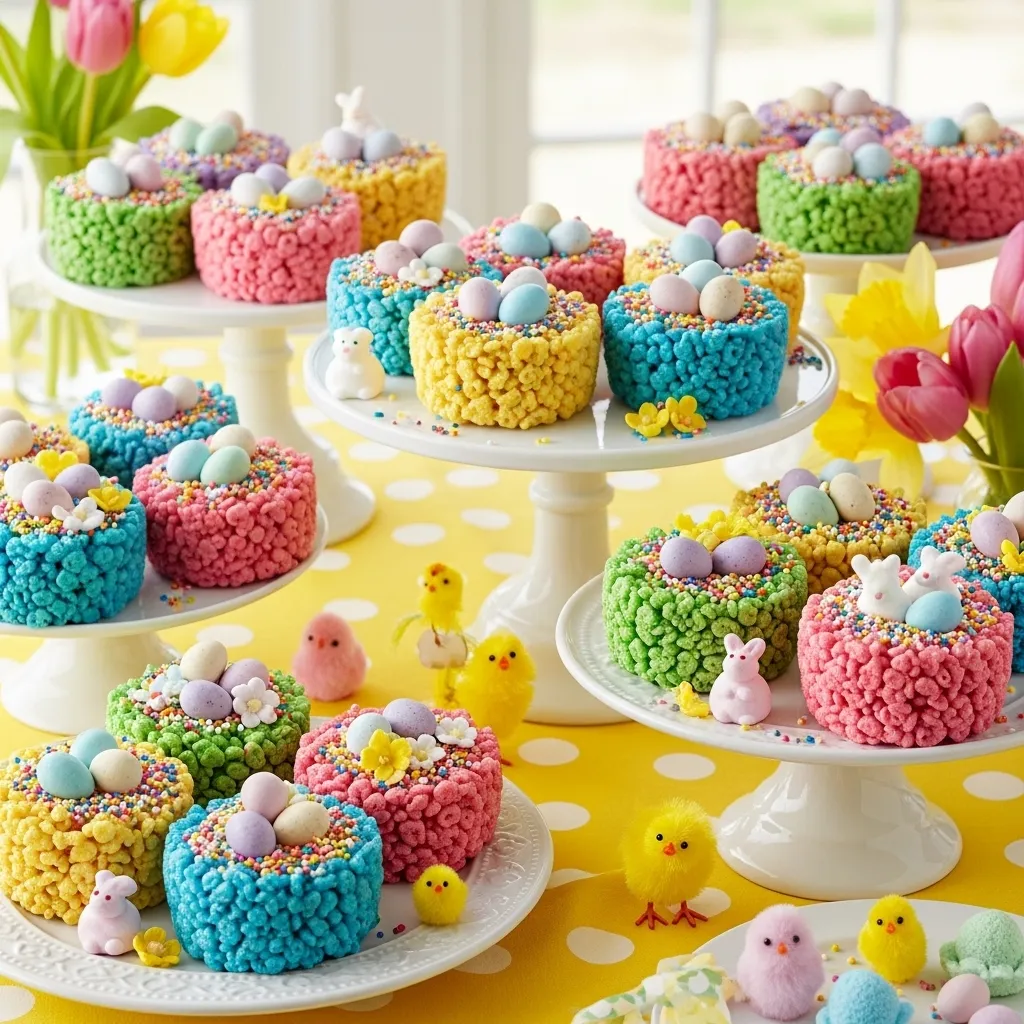 slides-downloader Colorful Funfetti Rice Krispie Nests