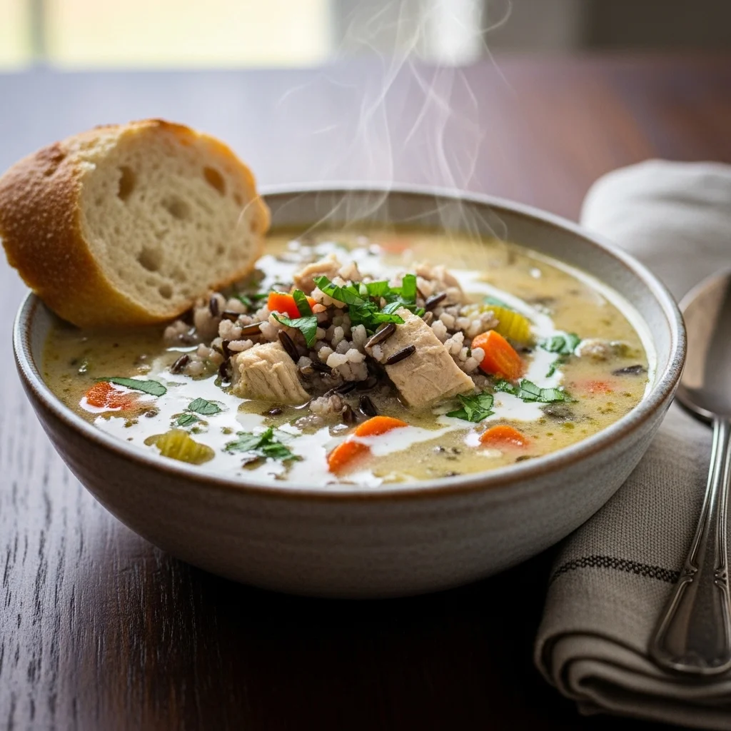 slides-downloader Creamy Chicken and Wild Rice Soup