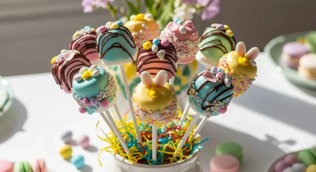 Easter Marshmallow Pops for Kids