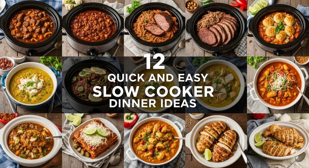 Easy Slow Cooker Dinner Ideas