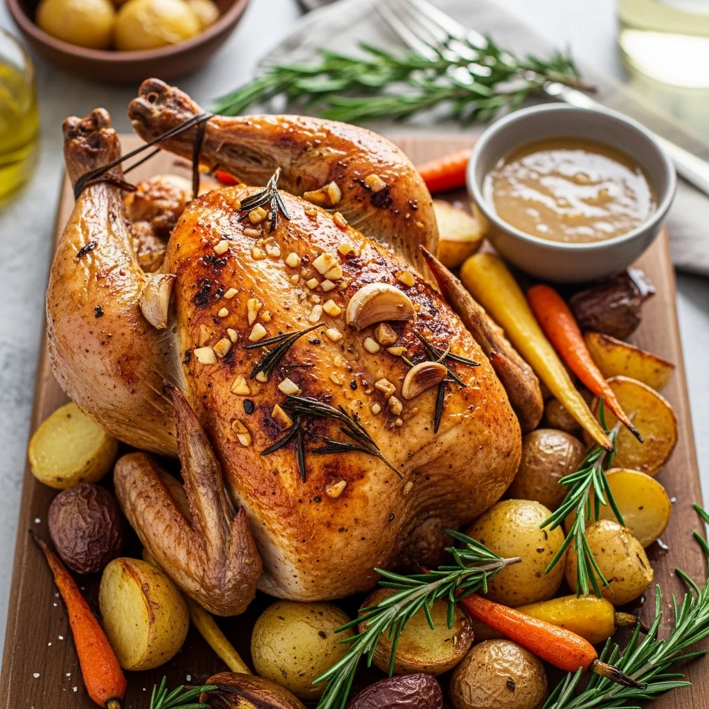 Frango Assado com Alecrim (Rosemary Roasted Chicken)