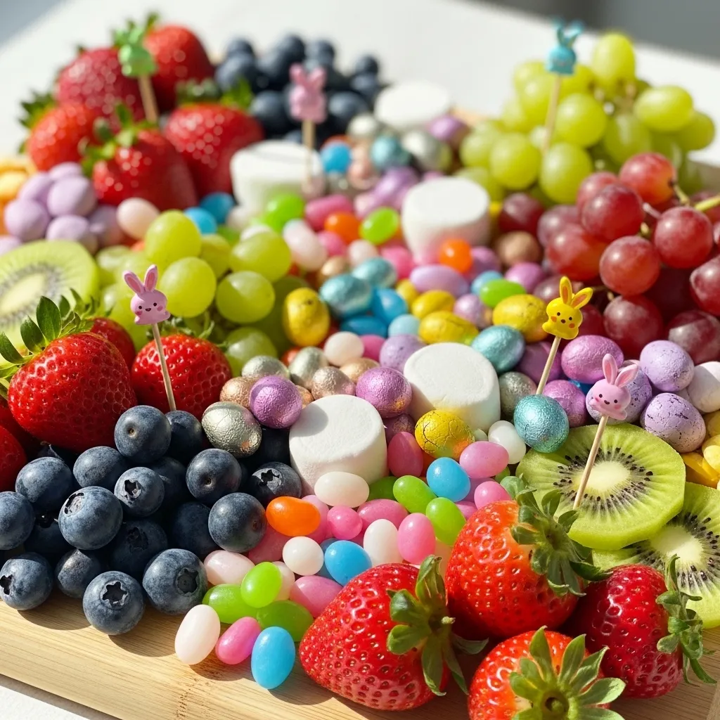 Fruit and Easter Candy Board