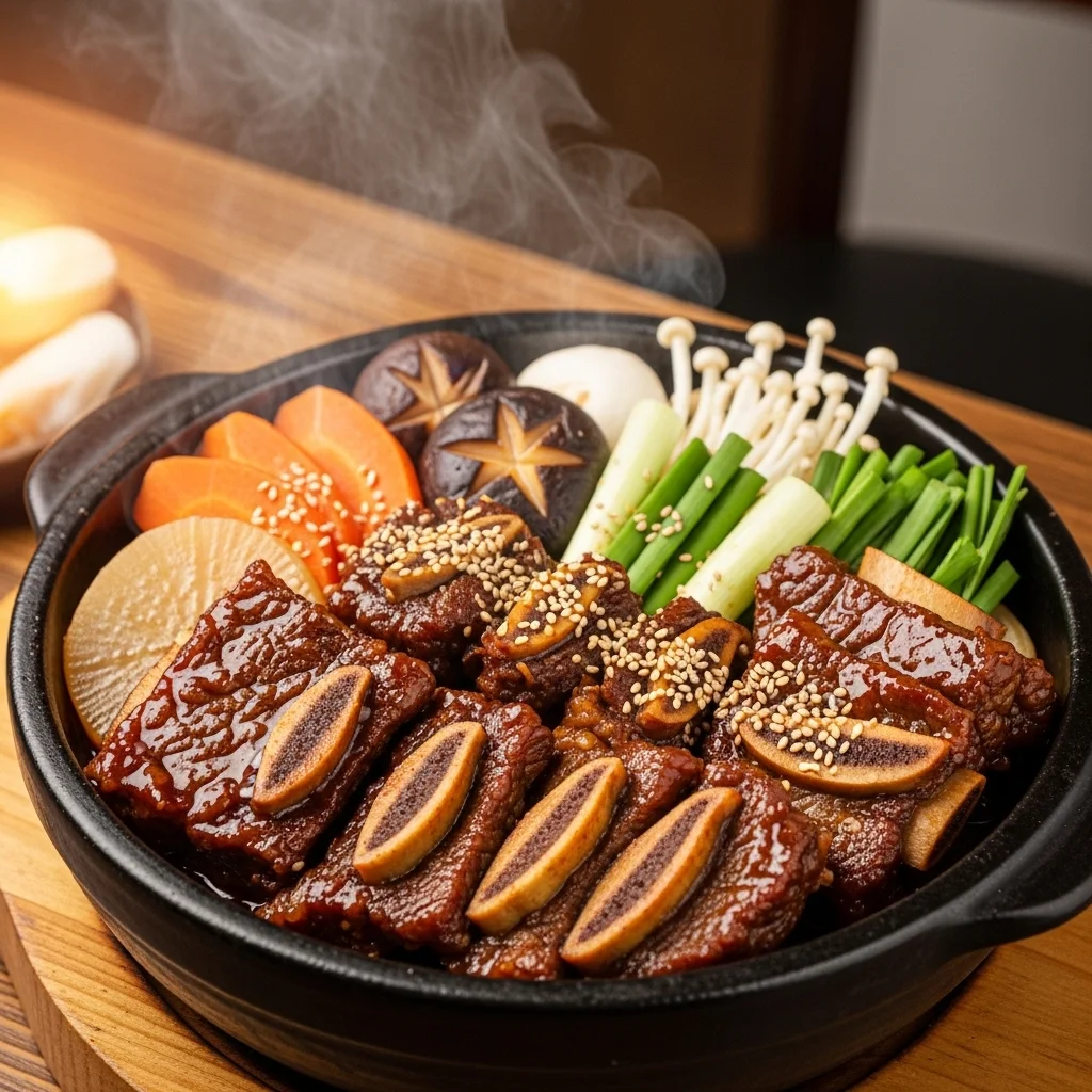 slides-downloader Galbijjim — Braised Korean Short Ribs (갈비찜)