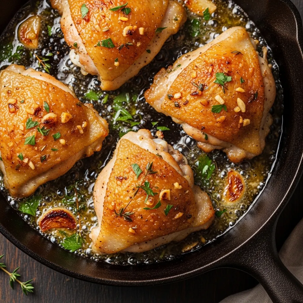slides-downloader Garlic Butter Chicken Thighs
