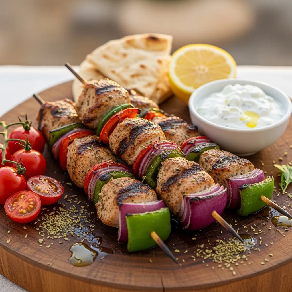 slides-downloader Greek Chicken Souvlaki