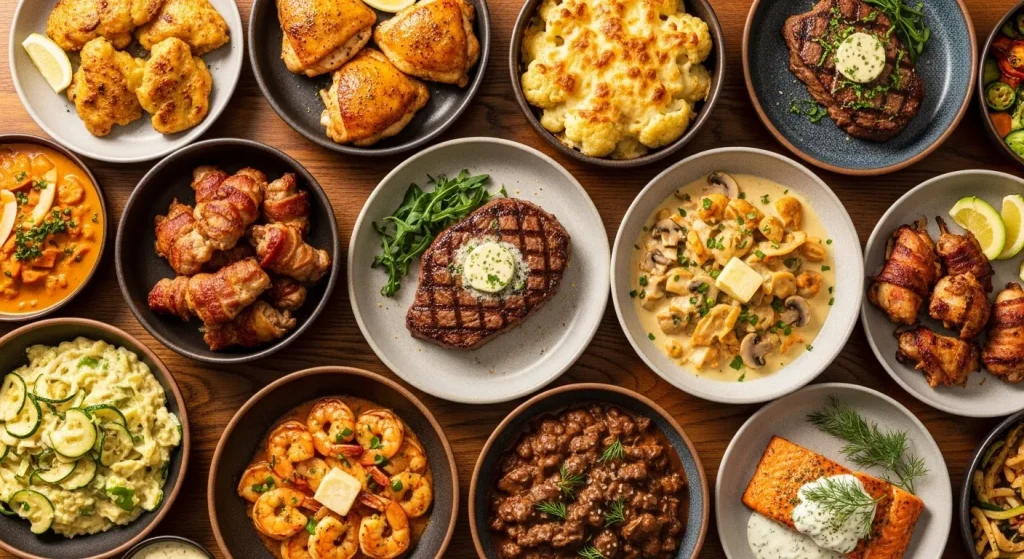 high fat dinner recipes