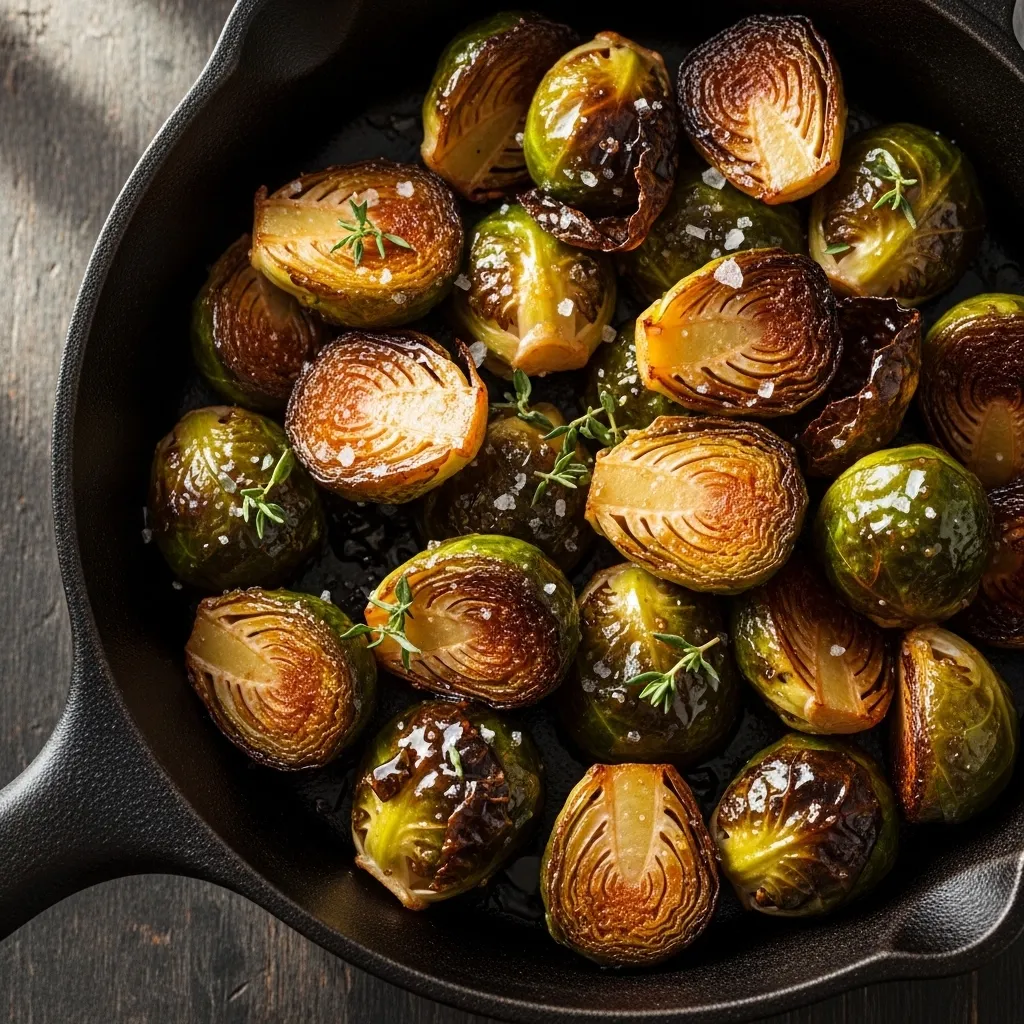 slides-downloader Honey Glazed Brussels Sprouts
