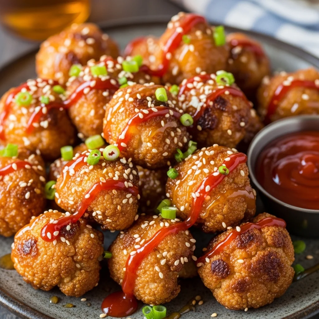 slides-downloader Honey Sriracha Cauliflower Bites