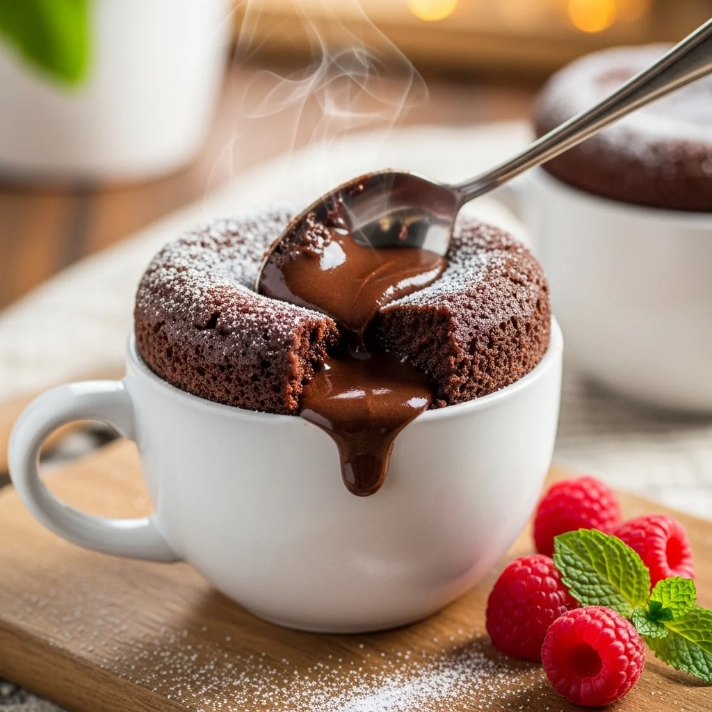 Keto Chocolate Lava Mug Cake