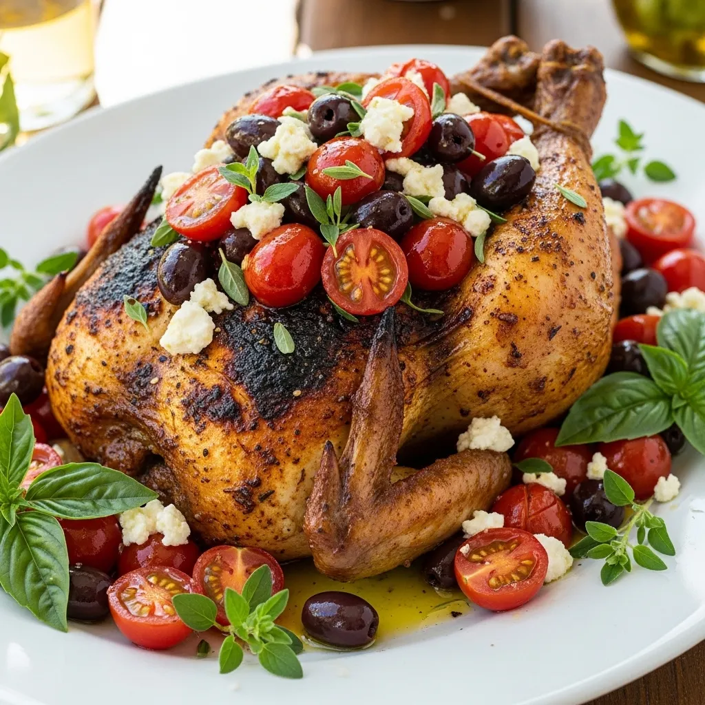 slides-downloader Mediterranean Baked Chicken with Olives and Tomatoes