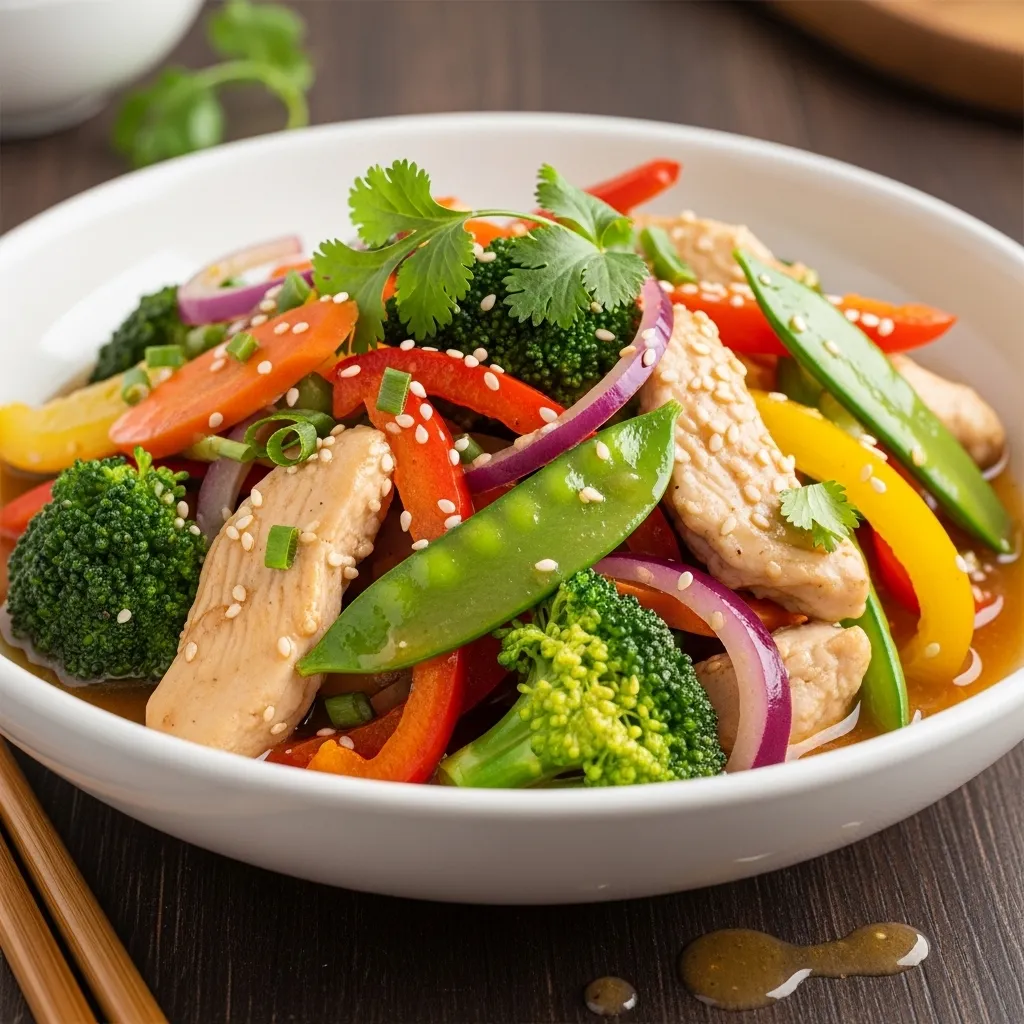 slides-downloader Mild Chicken Stir Fry