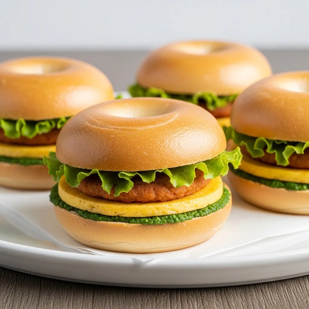 slides-downloader Mini Bagel Breakfast Sandwiches