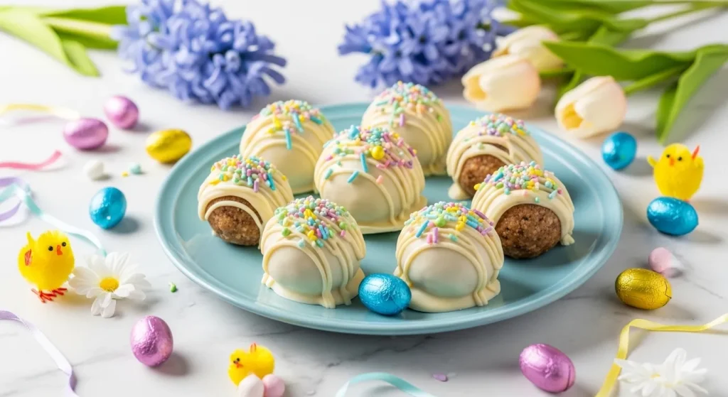 No Bake Easter Cookie Balls