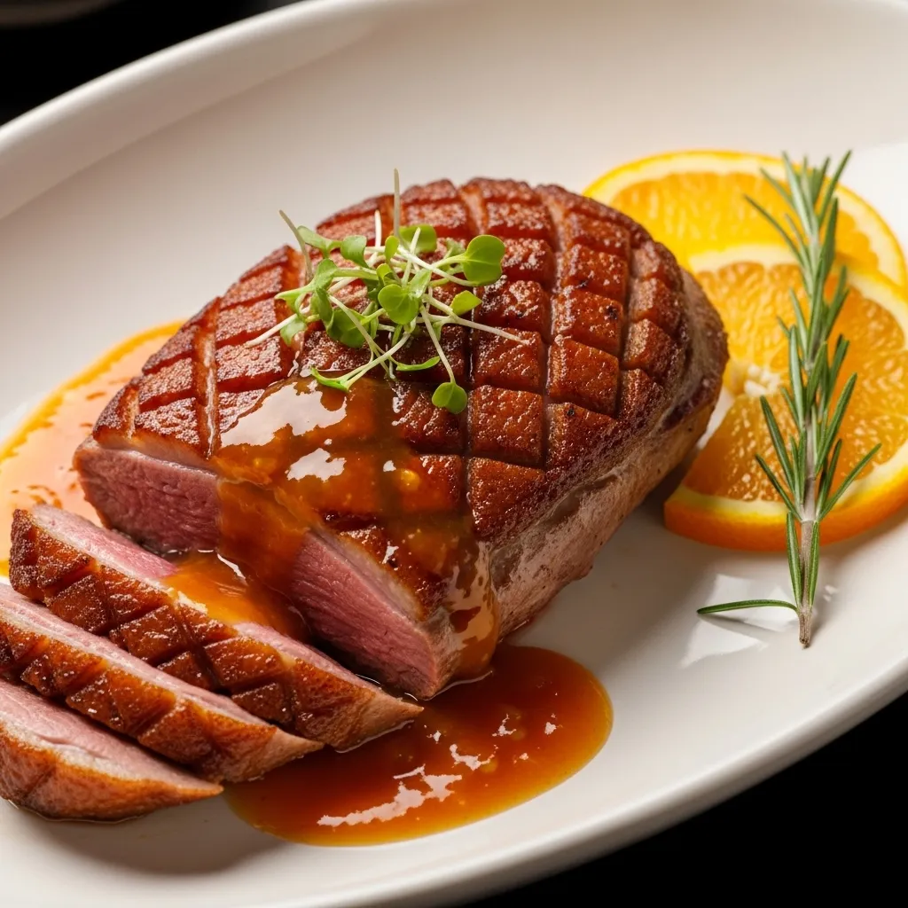 Orange Glazed Duck Breast