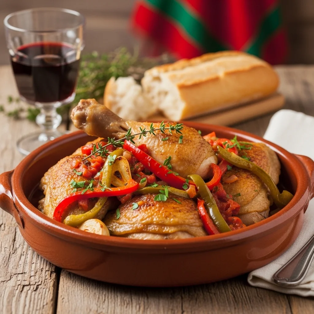 slides-downloader Poulet Basquaise (Basque-Style Chicken)