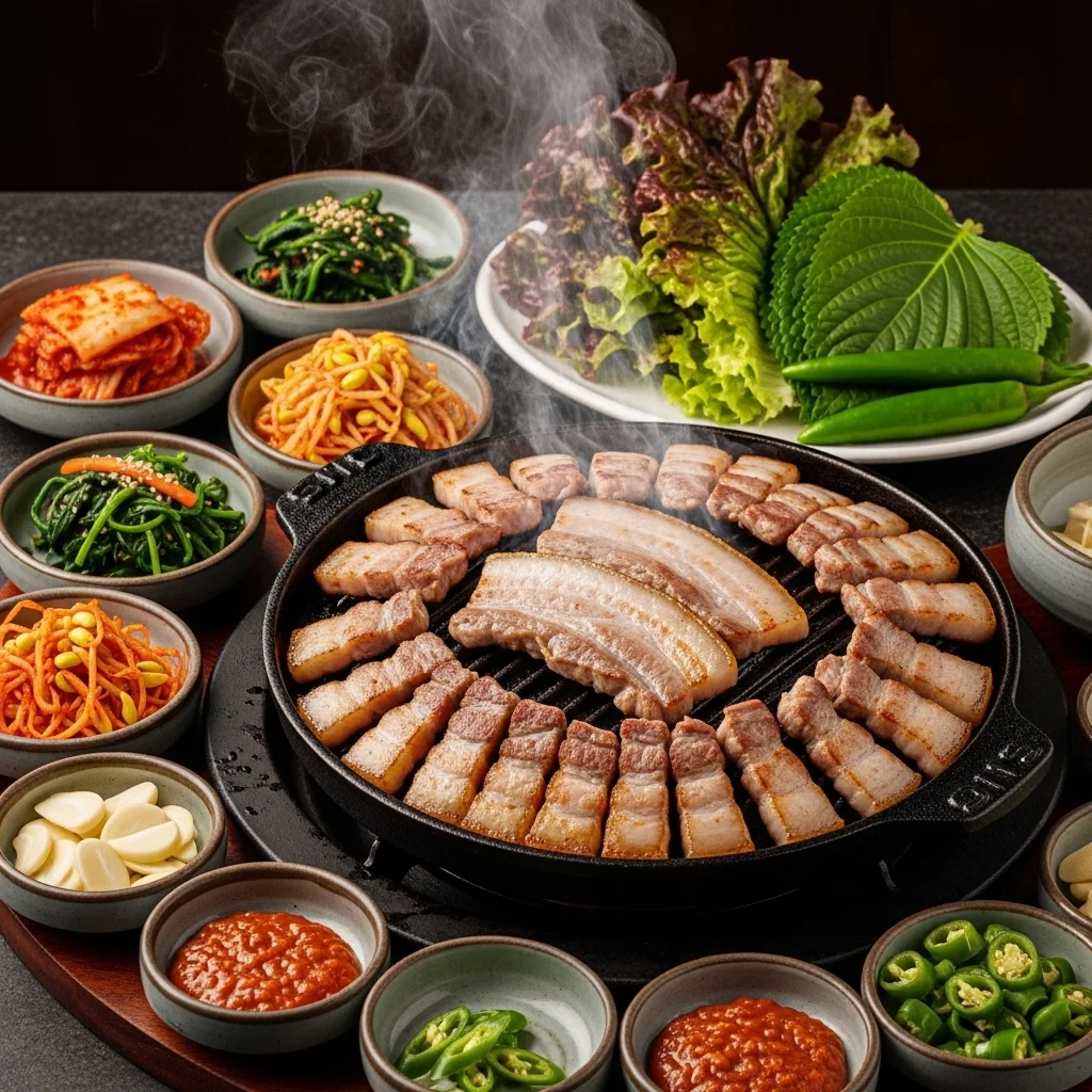 slides-downloader Samgyeopsal — Korean Grilled Pork Belly (삼겹살)