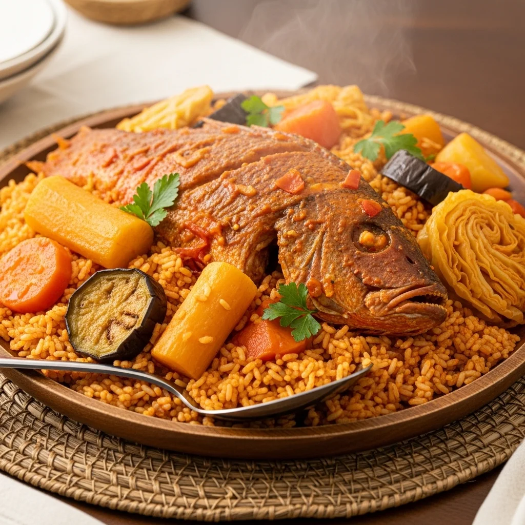slides-downloader Senegalese Thiéboudienne (Fish and Rice)