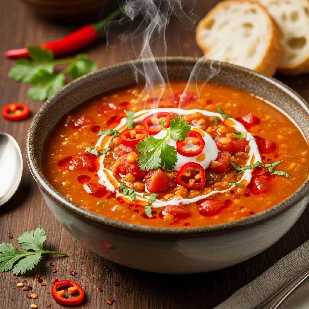 slides-downloader Spicy Lentil and Tomato Soup