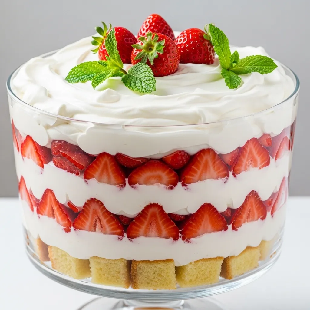  Strawberry Shortcake Trifle
