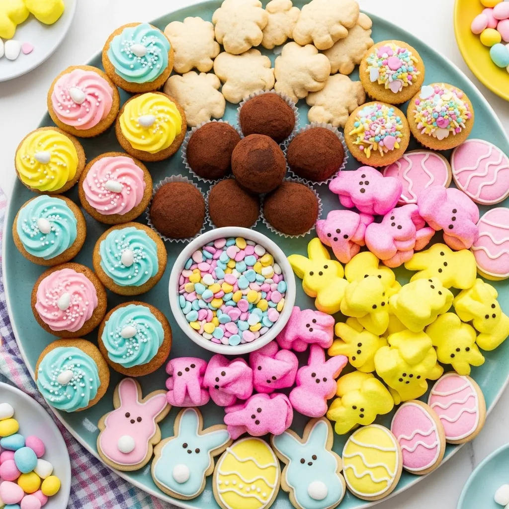 Sweet Easter Board with Mini Treats